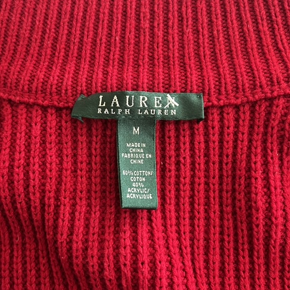 Elegant Ralph Lauren Sweater Coat Sz. Med - Picture 4 of 4